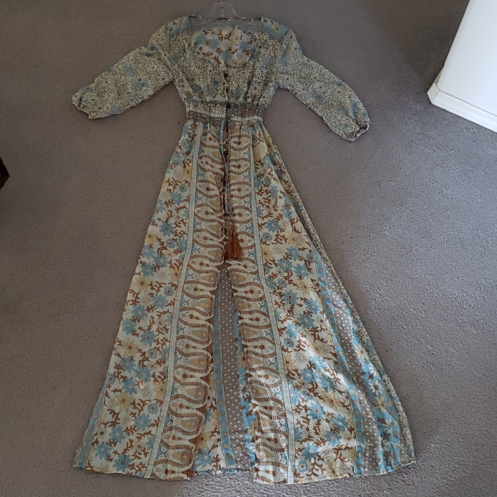 Sheer summer maxi dress